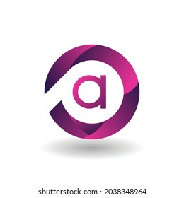Diseño del logotipo de la carta 3D moderna.