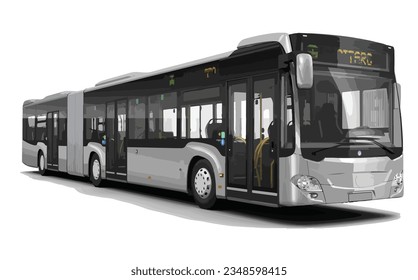 Design-Vektorgrafik-Vorlage für Bus-Kunst