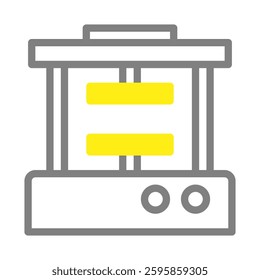 Modern 3D Printer Technology Minimalist Design