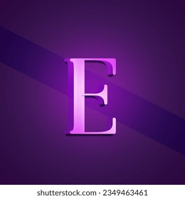 modern 3d purple white font effect or text effect
