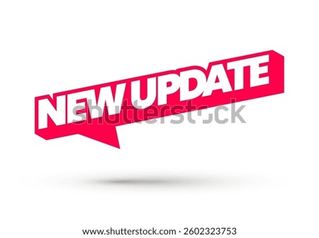 Modern 3D Speech Bubble With Text New Update