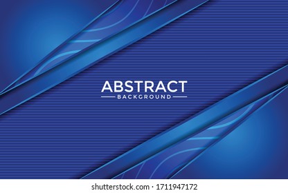 Modern 3D style blue background with line