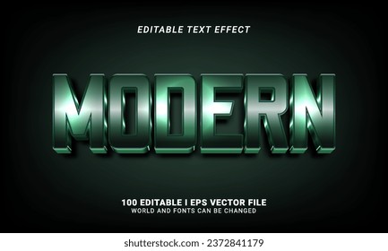 modern 3d style editable text effect graphic style