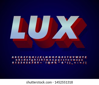 Modern 3D text style with luxury layer on top