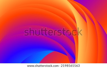 Modern 3d texture. Color mix. Fluid gradient mesh. Abstract wavy background. Dynamic vibrant colour flow. Template for posters, ad banners, brochures, flyers, covers, websites. EPS vector image.