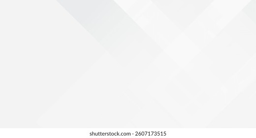 Modern 3D white geometric abstract background overlap layer on bright design