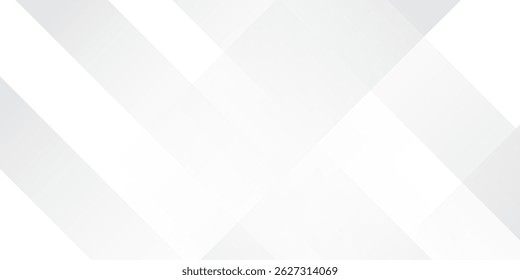 Modern 3D white geometric abstract background overlap layer on bright abstract modern simple