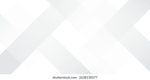 Modern 3D white geometric abstract background overlap layer on bright simple abstract modern