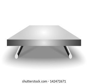 Modern 3D white table