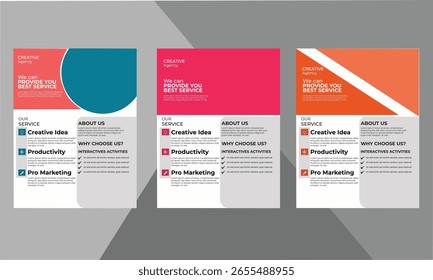PLANTILLA MODERNA DEL DISEÑO DEL VOLANTE 3PART AQUÍ