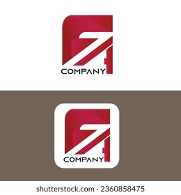 Plantilla moderna de diseño de logotipo 4F