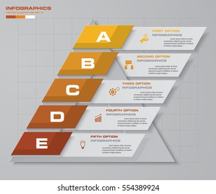modern 5 steps template/graphic or website layout. EPS10.
