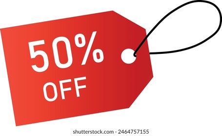 Modern 50% sale vector  illustration 