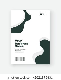 Plantilla Abstractas moderna del diseño de la cubierta A4
