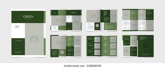 plantilla moderna de diseño de catálogo de productos a4
