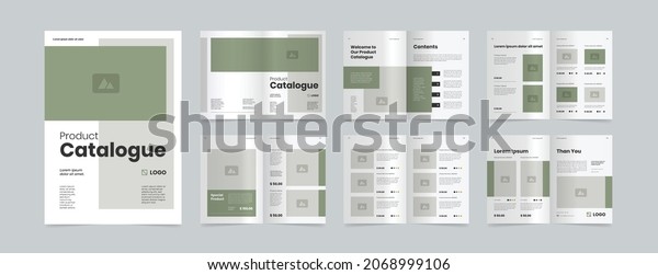 modern a4 product\
catalog design template