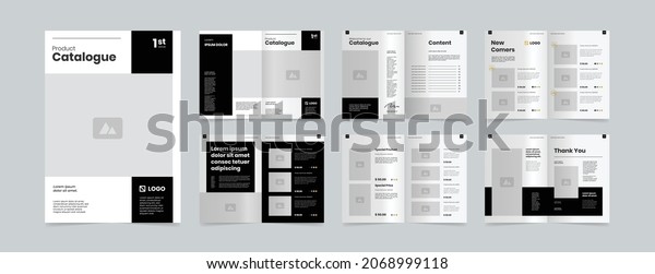 modern a4 product\
catalog design template