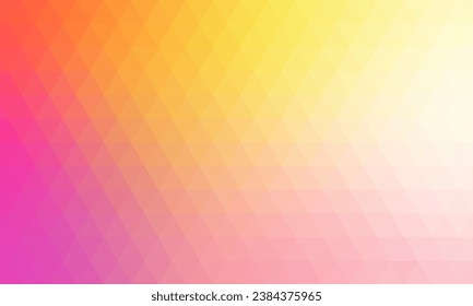 modern abbstract polygonal background with red  and yellow gradient color composition
