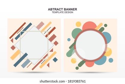 Modern Abstact banner design. Vector design