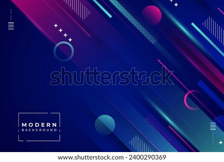 Modern abstarct background. Dark blue. Colorful . Gradation. Slash effect style.Vector design.