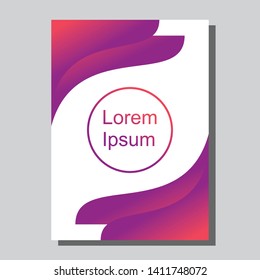 Modern abstrack cover design, background