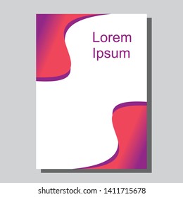 Modern abstrack cover design vector, background