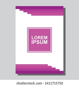 Modern abstrack cover design vector, background