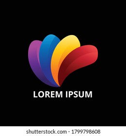 diseño moderno de logotipo abstrack para empresas multimedia.