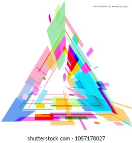 Modern abstract 3 D background
