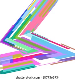 Modern abstract 3 D background