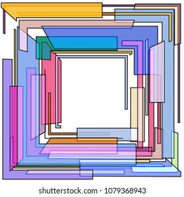 Modern abstract 3 D background
