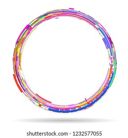 Modern abstract 3 D background