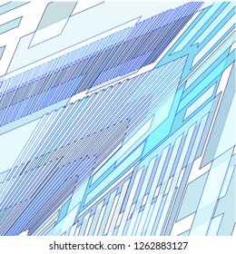 Modern abstract 3 D background