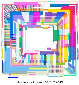 Modern abstract 3 D background