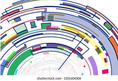 Modern abstract 3 D background