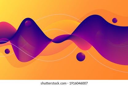 modern abstract 3d flow shape liquid background