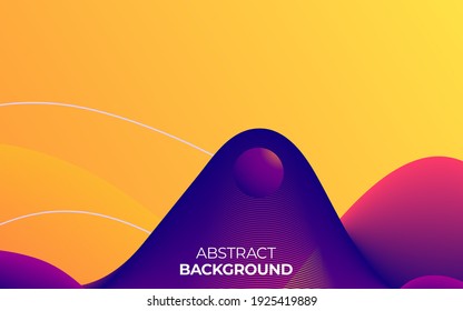 fondo líquido con forma de flujo 3d abstracto moderno