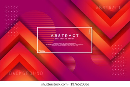 Modern abstract 3d shape triangle gradient background