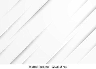 Modern abstract 3d white background