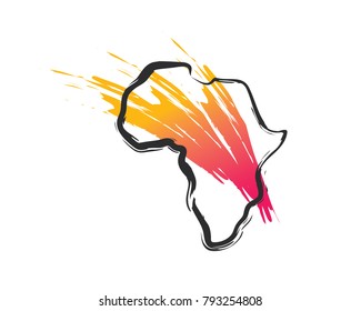 Modern Abstract Africa Business and Foundation Logo