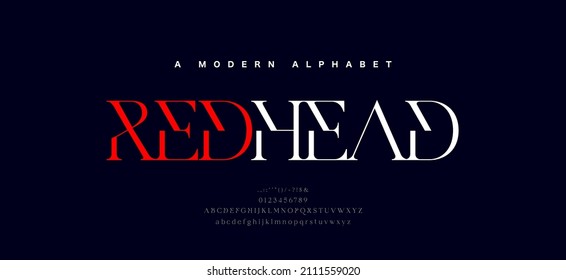 Modern abstract alphabet fonts. Typography sport, simple, technology, fashion, digital, future creative logo font. vector illustration