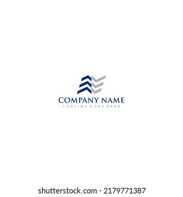 Modern abstract arrow chevron logo design for corporate branding and visual identity