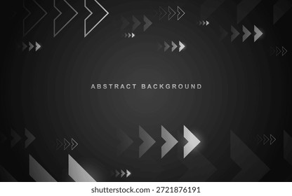 Modern abstract arrows moving at high speed. Dynamic movement. Technological movement patterns for banner or poster designs.