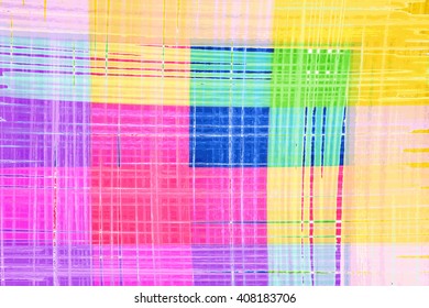 Modern Abstract Art - Background - Original Contemporary Painting. Vector