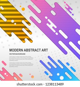 Modern abstract art background. vector illustration