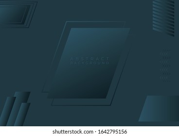Modern abstract art design background color dark tone geometric element. vector illustration.