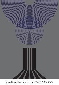 Póster de arte abstracto moderno imprimible 