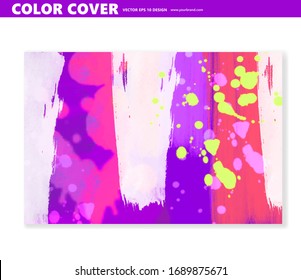 Modern abstract art vector painting background