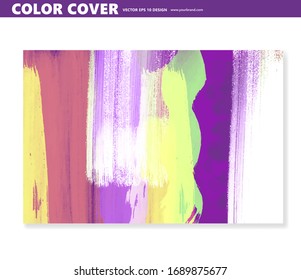 Modern abstract art vector painting background