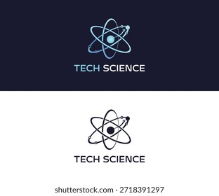 Logotipo moderno de tecnología atómica abstracta con Formas inspiradas en orbitales y líneas interconectadas. Representa la innovación, la investigación, la ciencia, la ingeniería, los conceptos de inteligencia artificial y la tecnología futurista. Logotipo de Vector mínimo limpio adecuado para empresas tecnológicas emergentes, laboratorios, plataformas educativas, empresas de software y marca de negocios digitales. Ideal para Sitios web, App y proyectos de identidad corporativa.